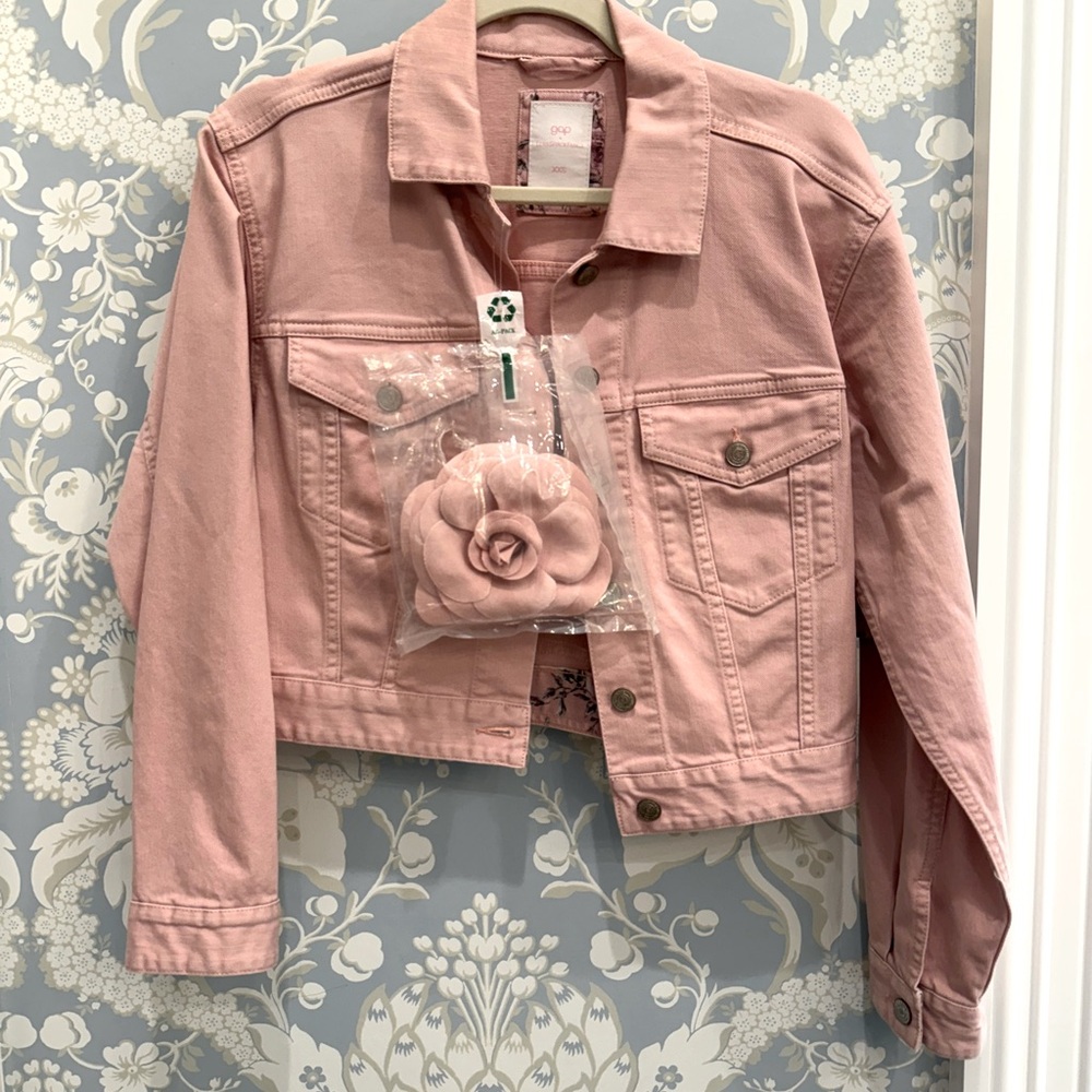 LoveShackFancy gap collaboration jacket